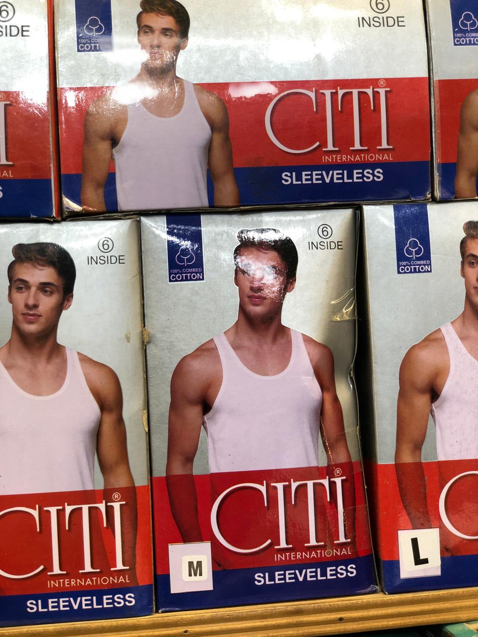 Citi International Men's White Vest