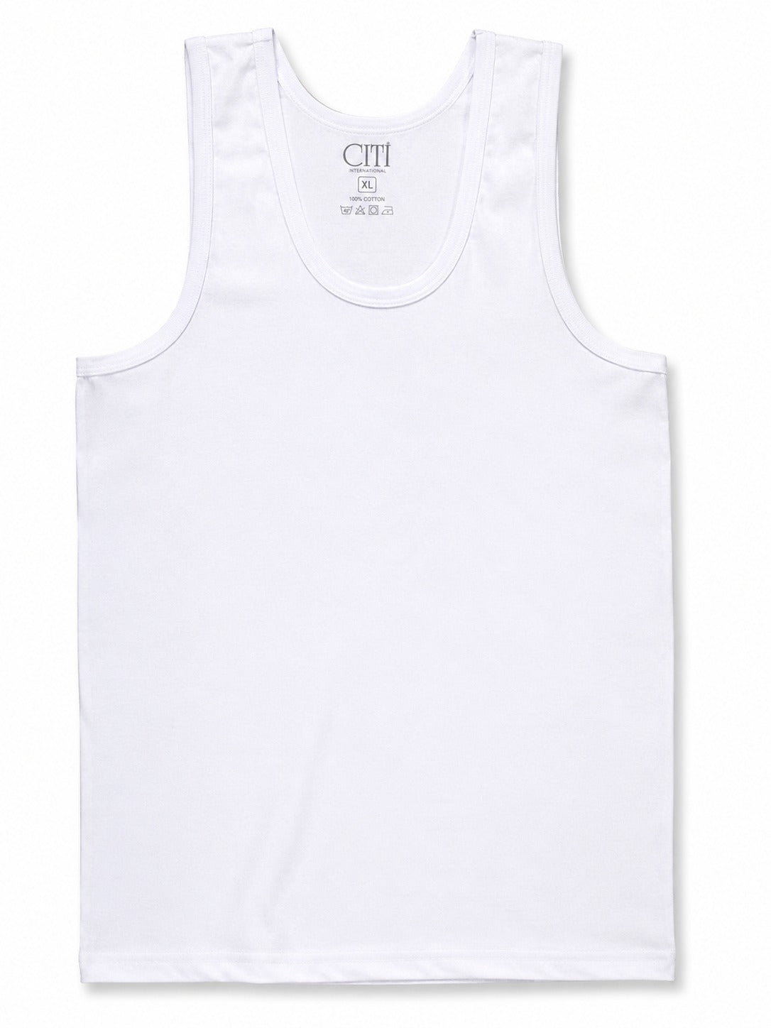 Citi International Men's White Vest