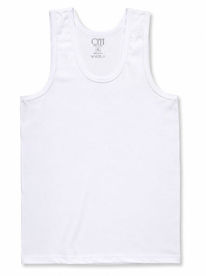 Citi International Men's White Vest