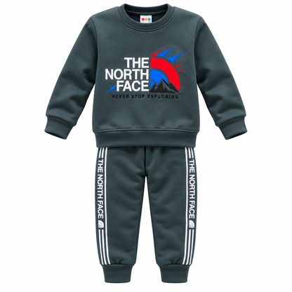 Kids Tracksuit (Random Color) | Single Piece | Boys Full Sleeve Sweatshirt & Trouser | Age 0-3 Years
