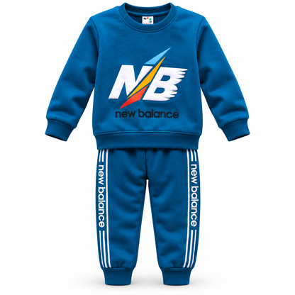 Kids Tracksuit (Random Color) | Single Piece | Boys Full Sleeve Sweatshirt & Trouser | Age 0-3 Years