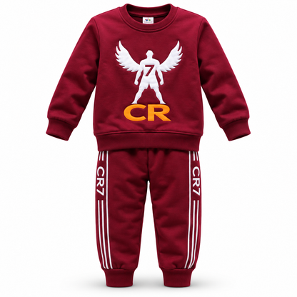 Kids Tracksuit (Random Color) | Single Piece | Boys Full Sleeve Sweatshirt & Trouser | Age 0-3 Years
